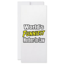 World's Funniest Mother-In-Law rack cards