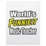 World's Funniest Music Teacher Personalized Letterhead