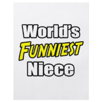 World's Funniest Niece flyers by Niece_Shirts World's Funniest Niece flyers