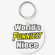 World's Funniest Niece keychains