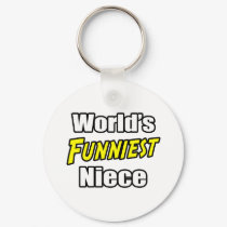 World's Funniest Niece keychains