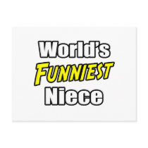 World's Funniest Niece postcards by Niece_Shirts World's Funniest Niece postcards