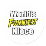 World's Funniest Niece stickers