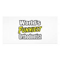 World's Funniest Orthodontist photo cards