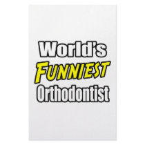 World's Funniest Orthodontist stationery by Orthodontist_Shirts World's Funniest Orthodontist stationery