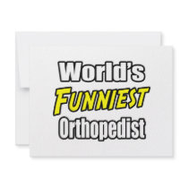 World's Funniest Orthopedist invitations