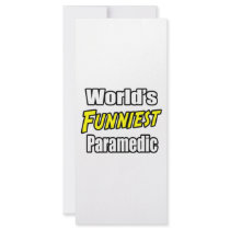 World's Funniest Paramedic rack cards