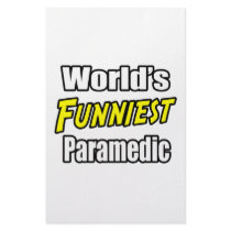 World's Funniest Paramedic stationery