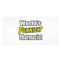 World's Funniest Pharmacist photo cards