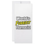 World's Funniest Pharmacist Personalized Rack Card