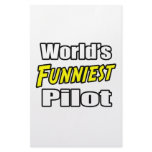 World's Funniest Pilot Stationery