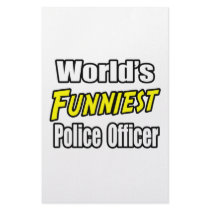 World's Funniest Police Officer stationery