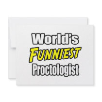 World's Funniest Proctologist invitations