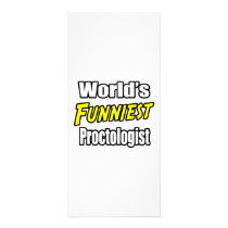 World's Funniest Proctologist rack cards by Proctologist_Shirts World's Funniest Proctologist rack cards