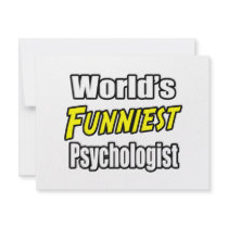 World's Funniest Psychologist invitations