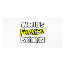 World's Funniest Psychologist photo cards