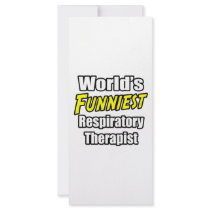 World's Funniest Respiratory Therapist Rack Card Template