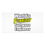 World's Funniest Software Engineer Custom Photo Card