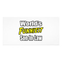 World's Funniest Son-In-Law photo cards
