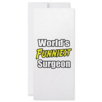World's Funniest Surgeon rack cards