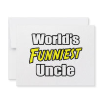 World's Funniest Uncle invitations