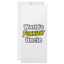 World's Funniest Uncle rack cards