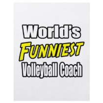 World's Funniest Volleyball Coach flyers by volleyballcoachgifts World's Funniest Volleyball Coach flyers