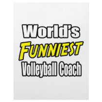 World's Funniest Volleyball Coach letterhead by volleyballcoachgifts World's Funniest Volleyball Coach letterhead