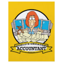 WORLDS GREATEST ACCOUNTANT MEN CARTOON CUSTOM FLYER