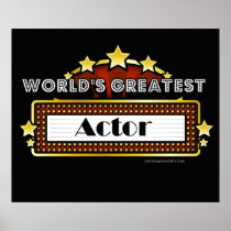 World's Greatest Actor Poster