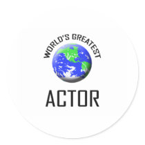 World's Greatest Actor stickers by jobshirt World's Greatest Actor stickers