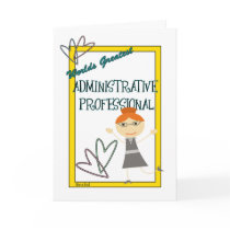 Worlds Greatest Administrative Professional cards by purplepumpkin Worlds Greatest Administrative Professional cards