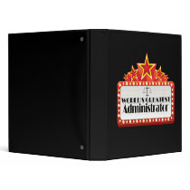 World's Greatest Administrator Vinyl Binder