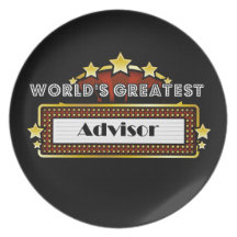 World's Greatest Advisor Plate