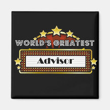 World's Greatest Advisor Refrigerator Magnet