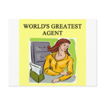 world's greatest agent postcards by jimhartley world's greatest agent postcards