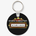 World's Greatest Air Traffic Controller keychains by greatestjobsgifts World's Greatest Air Traffic Controller keychains