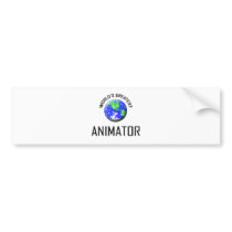 World's Greatest Animator Bumper Sticker