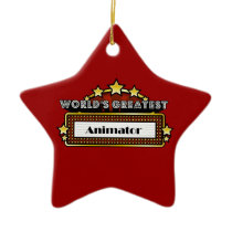 World's Greatest Animator Ornament