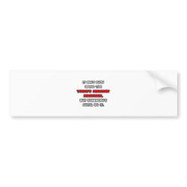 World's Greatest Architect Joke Bumper Stickers