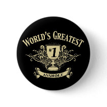 World's Greatest Asshole Pinback Button