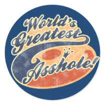 World's Greatest Asshole II Stickers