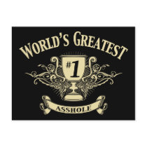 World's Greatest Asshole Postcards