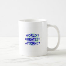 World's Greatest Attorney Mug