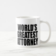 World's Greatest Attorney Mug
