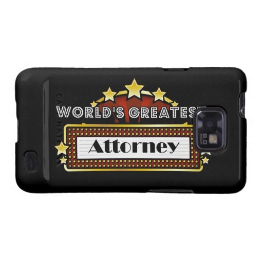 World's Greatest Attorney Samsung Galaxy Cover