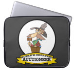 WORLDS GREATEST AUCTIONEER MEN II CARTOON LAPTOP SLEEVES