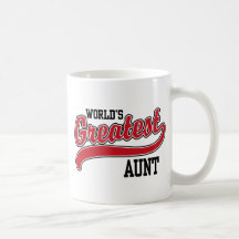 World's Greatest Aunt Coffee Mugs