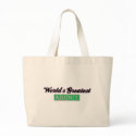 World's Greatest Aunt (Green) bags