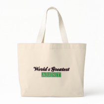 World's Greatest Aunt (Green) bags